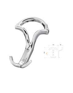 Appendiabiti Cosmov: Design, Qualità e Funzionalità - Finitura Nikel Opaco CV021170045